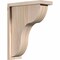 Ekena Millwork Carmel Smooth Corbel w/Backplate, Douglas Fir, 5 1/2"W x 14"D x 18"H COR06X14X18CAR01SDF - alternate 1